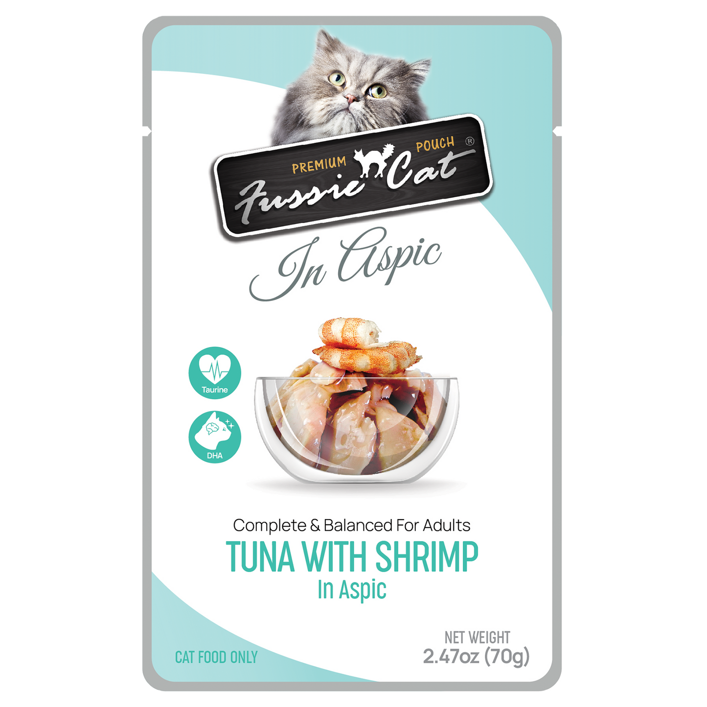 Fussie Cat Tuna With Shrimp In Aspic For Cats