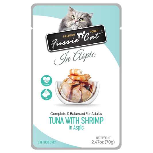 Fussie Cat Tuna With Shrimp In Aspic For Cats