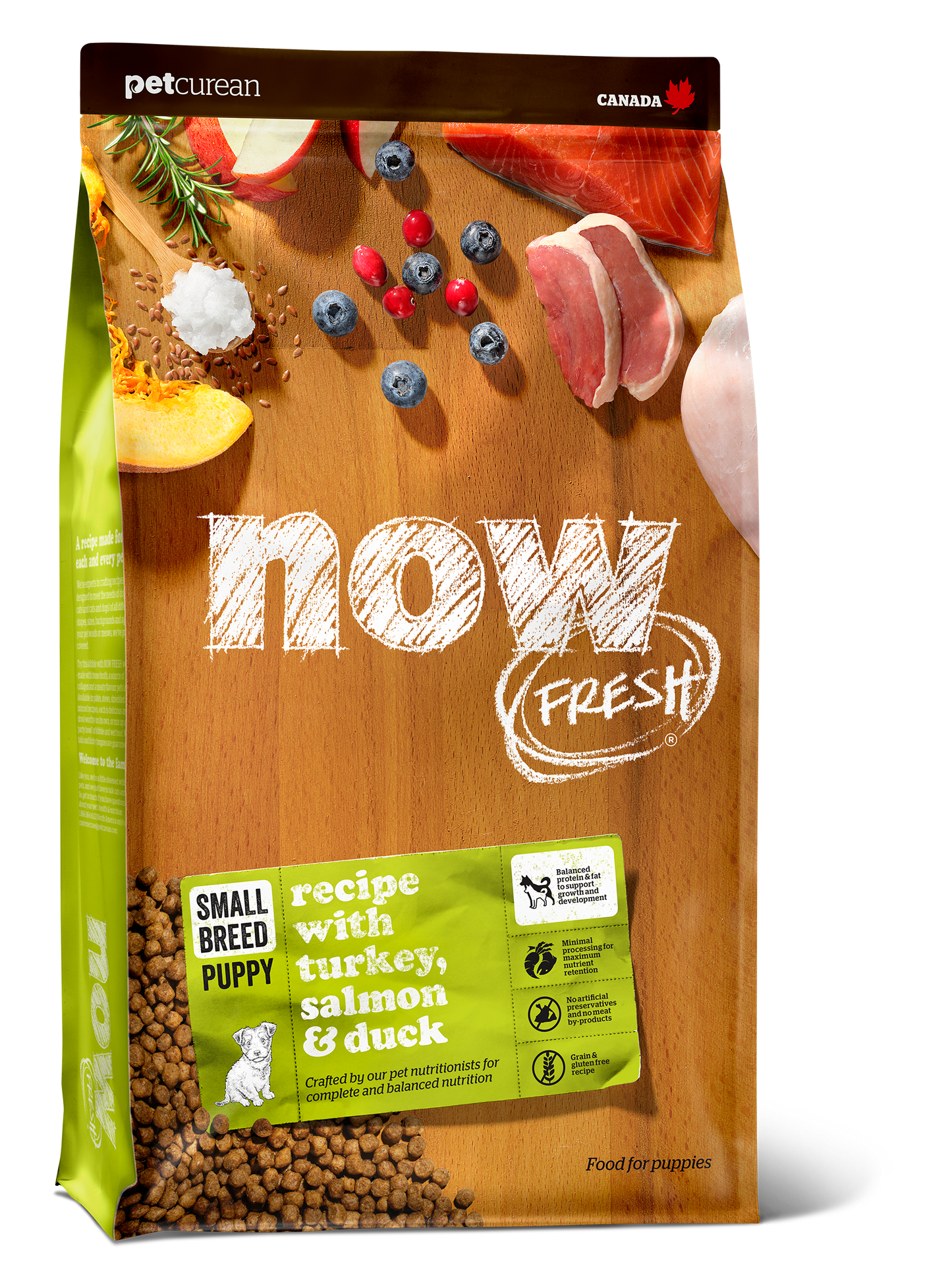 Now! Fresh Grain Free Small Breed Puppy Recipe Dry Food