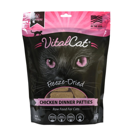 Vital Essentials Vital Cat Freeze-Dried Patties Chicken Recipe
