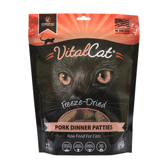 Vital Essentials Vital Cat Freeze-Dried Patties Pork Recipe