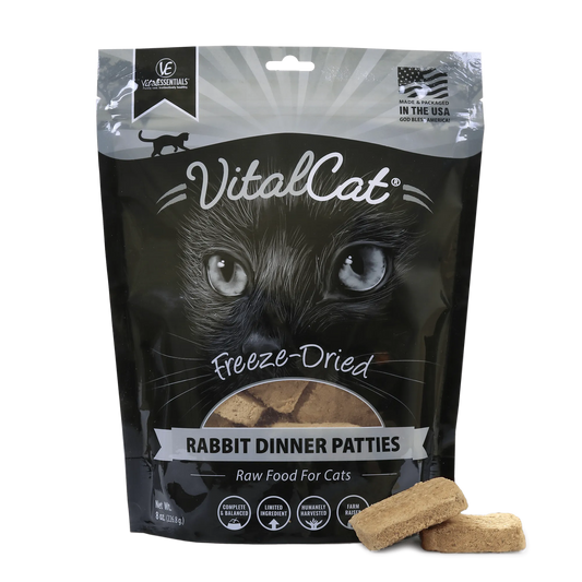 Vital Essentials Vital Cat Freeze-Dried Patties Rabbit Recipe