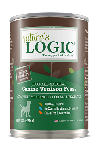 Nature's Logic Venison Feast Canned Food for Dogs
