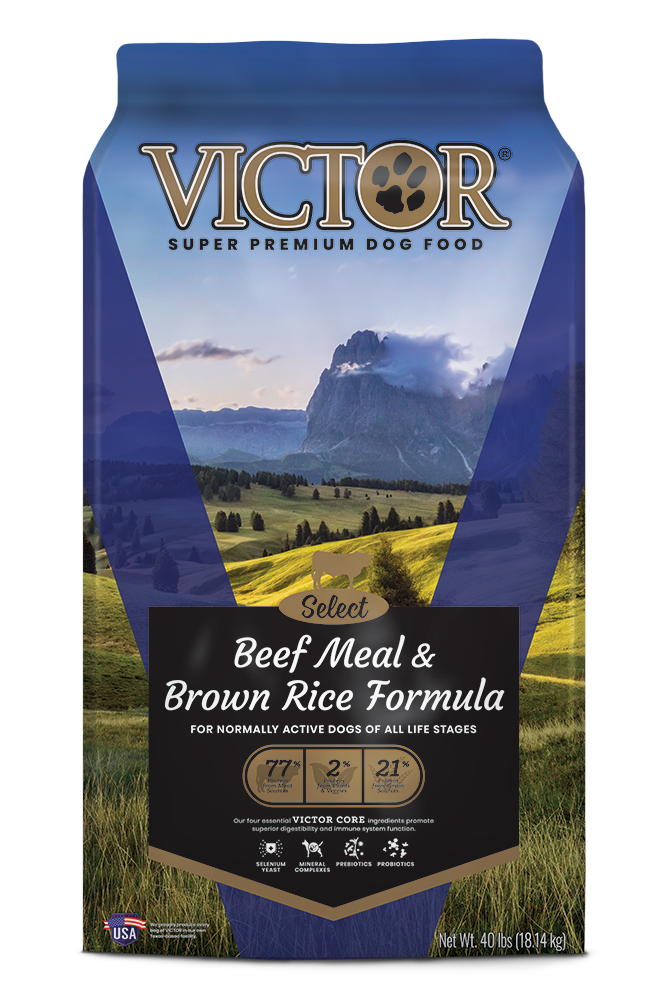 Victor Select Beef Meal and Brown Rice Dog Food