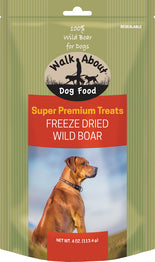 Walk About Premium Freeze Dried Wild Boar Treats for Dogs