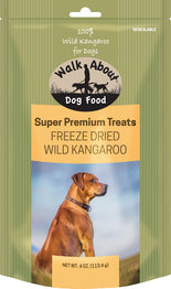 Walk About Premium Freeze Dried Kangaroo Treats for Dogs