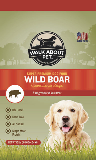Walk About Super Premium Wild Boar Dry Dog Food