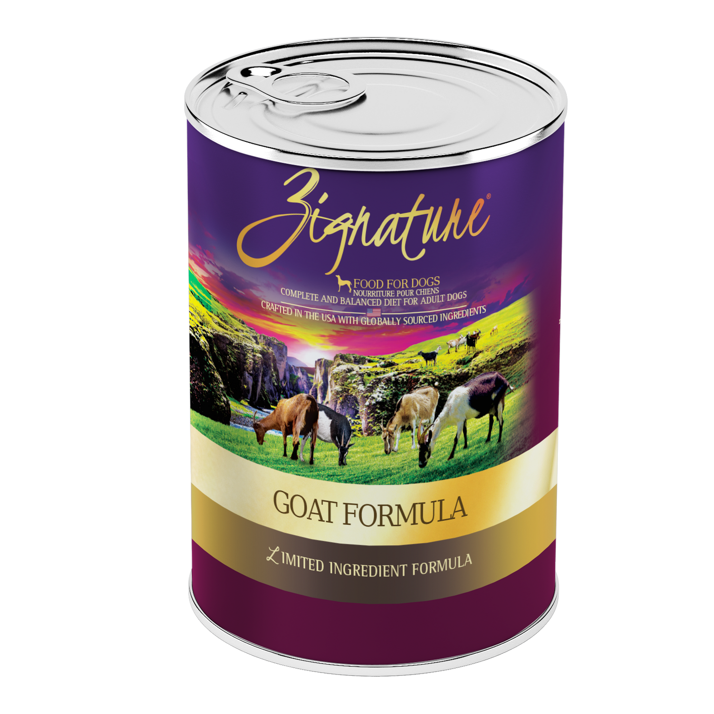 Zignature Goat Canned Dog Food Formula