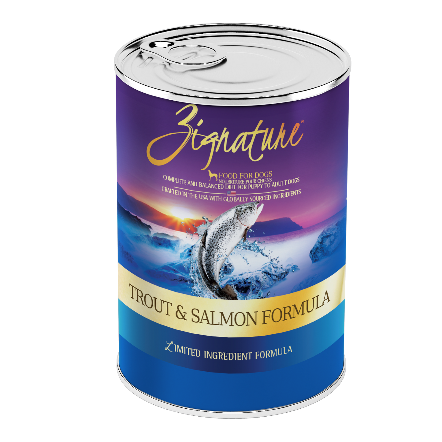 Zignature Trout and Salmon Canned Dog Food Formula