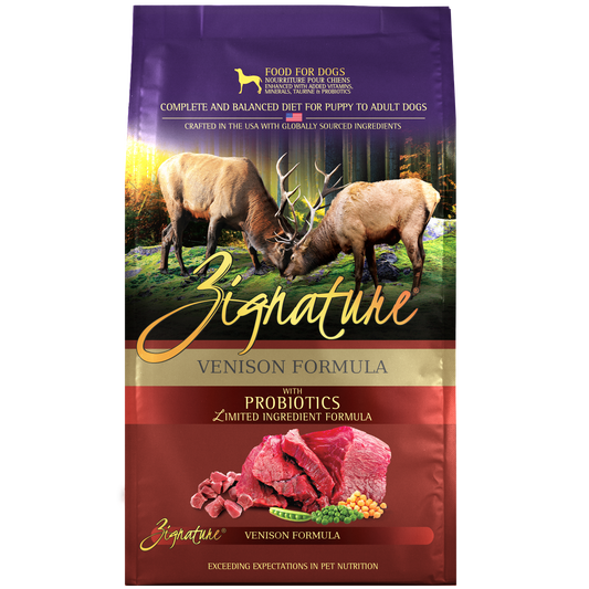 Zignature Venison Formula Dog Food