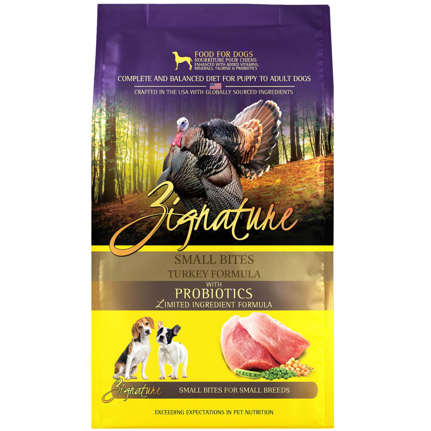 Zignature Turkey Little Bites Formula Dry Dog Food