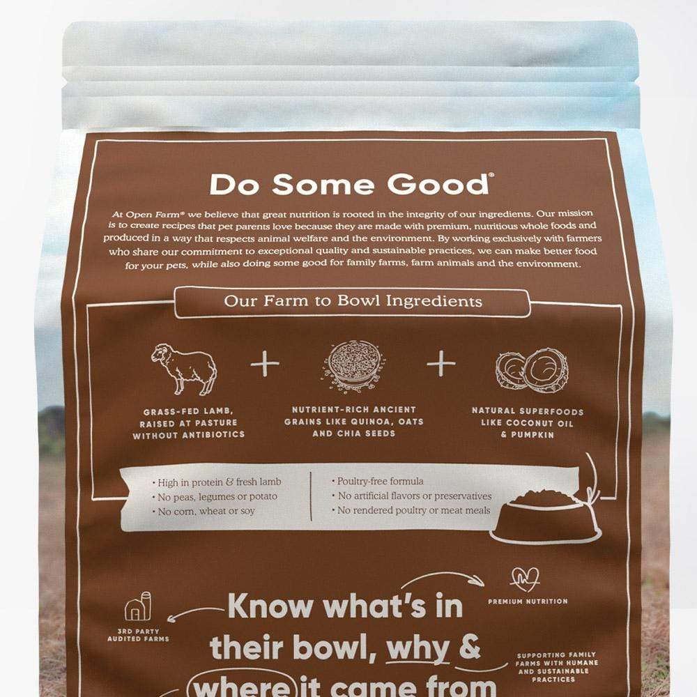 OPEN FARM Pasture-Raised Lamb and Ancient Grains Dry Dog Food