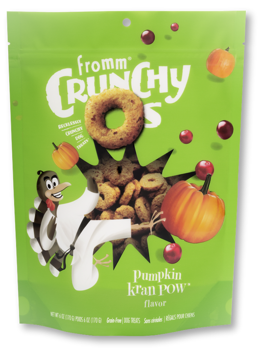 Fromm Crunchy O's Pumpkin Kran POW Dog Treats