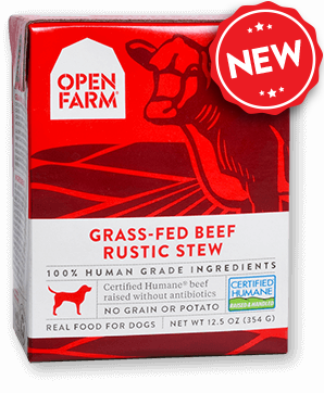 OPEN FARM Grain-Free Grass-Fed Beef Stew Rustic Blend for Dogs