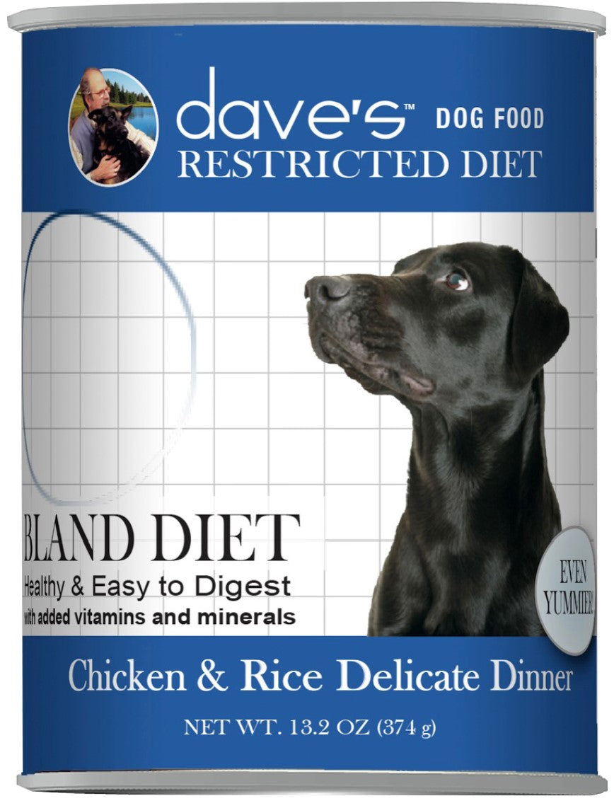 Restricted Diet Bland – Chicken and Rice Canned Dog Food