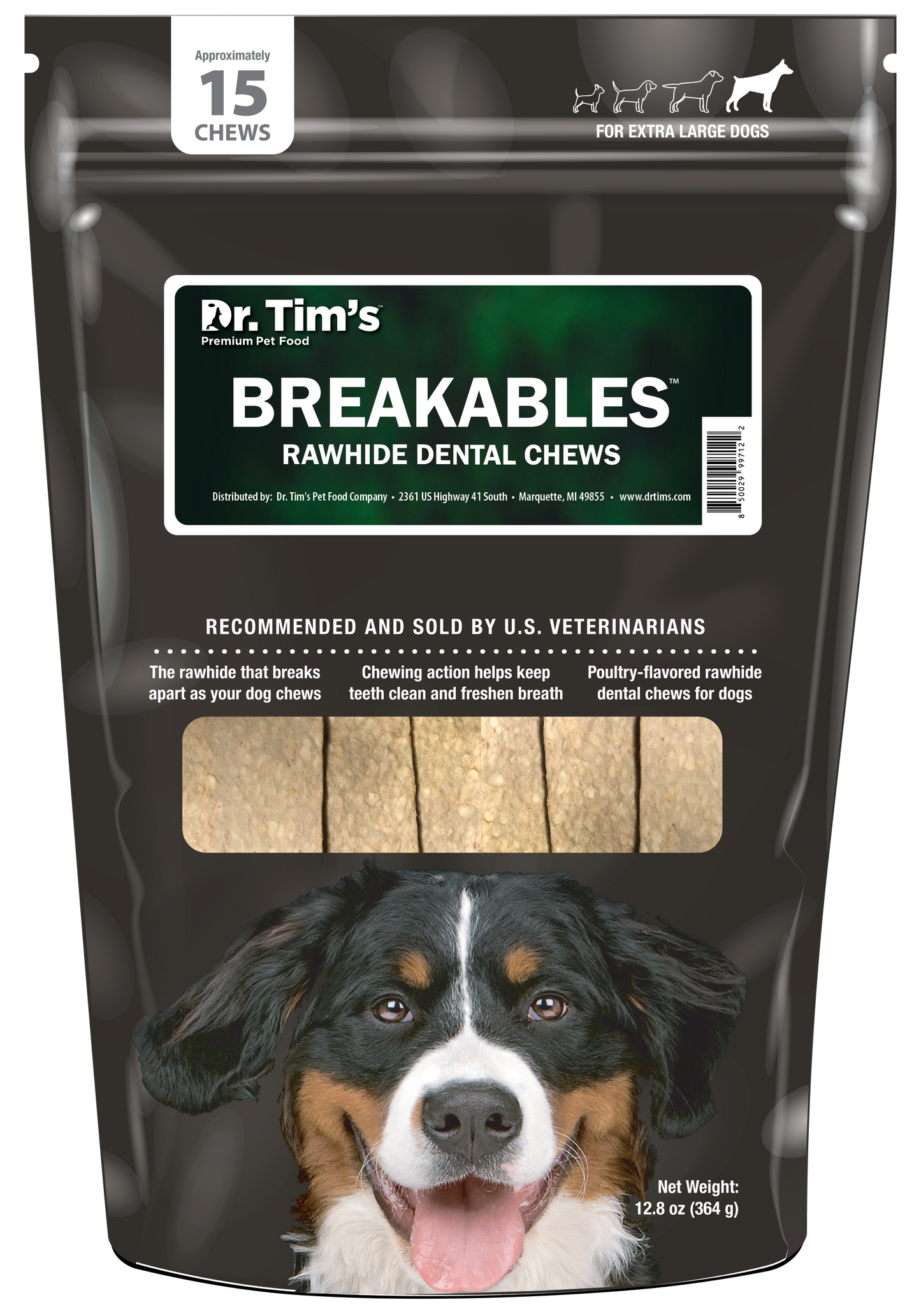 Dr. Tim's Breakables® Rawhide Dental Chews