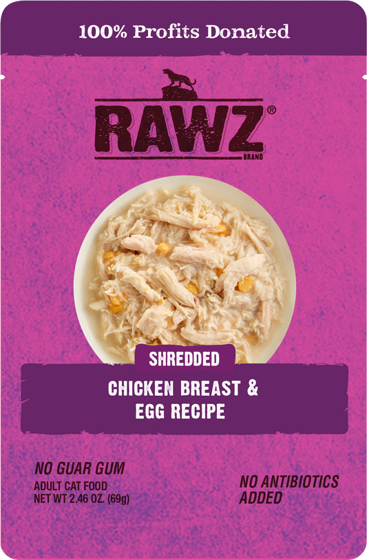 RAWZ® Shredded Chicken Breast & Egg Recipe