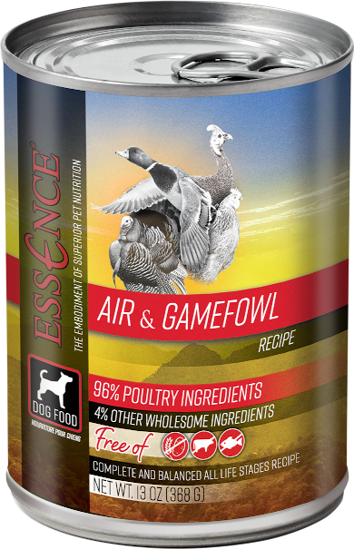 Essence Pet Foods Air & Gamefowl Wet Dog Food