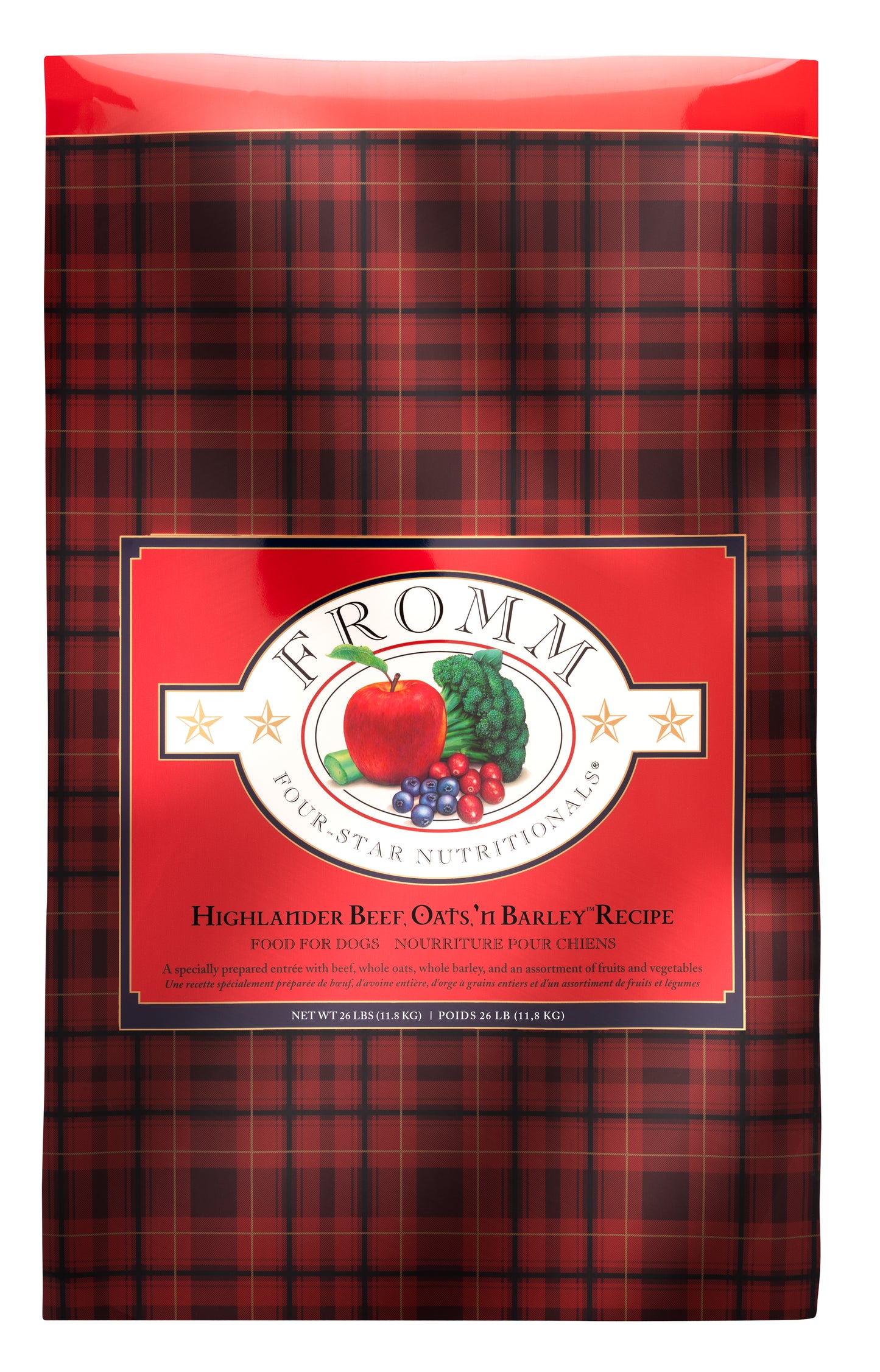 Fromm Four-Star Highlander Beef, Oats, 'n Barley Recipe Dry Dog Food