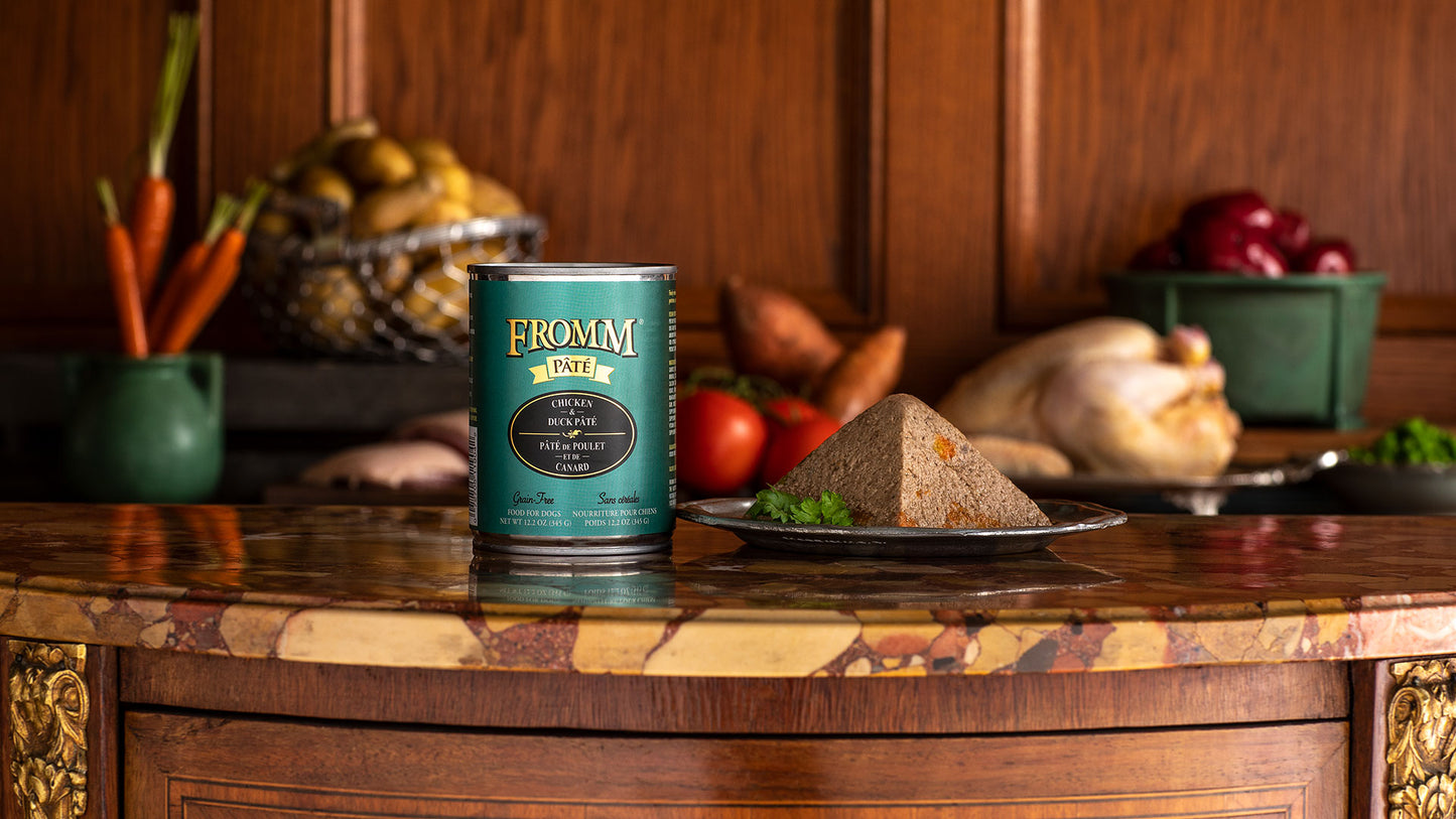 Fromm Chicken & Duck Paté Canned Food for Dogs