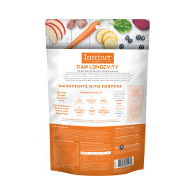 Nature's Variety Instinct Raw Longevity Adult Ages 7+ Freeze-Dried Chicken Bites Dry Dog Food