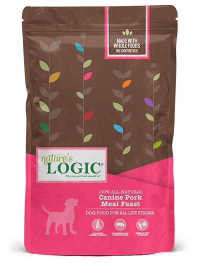 Nature's Logic Pork Meal Feast Dry Food for Dogs