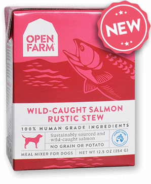 OPEN FARM Grain-Free Wild-Caught Salmon Stew Rustic Blend for Dogs