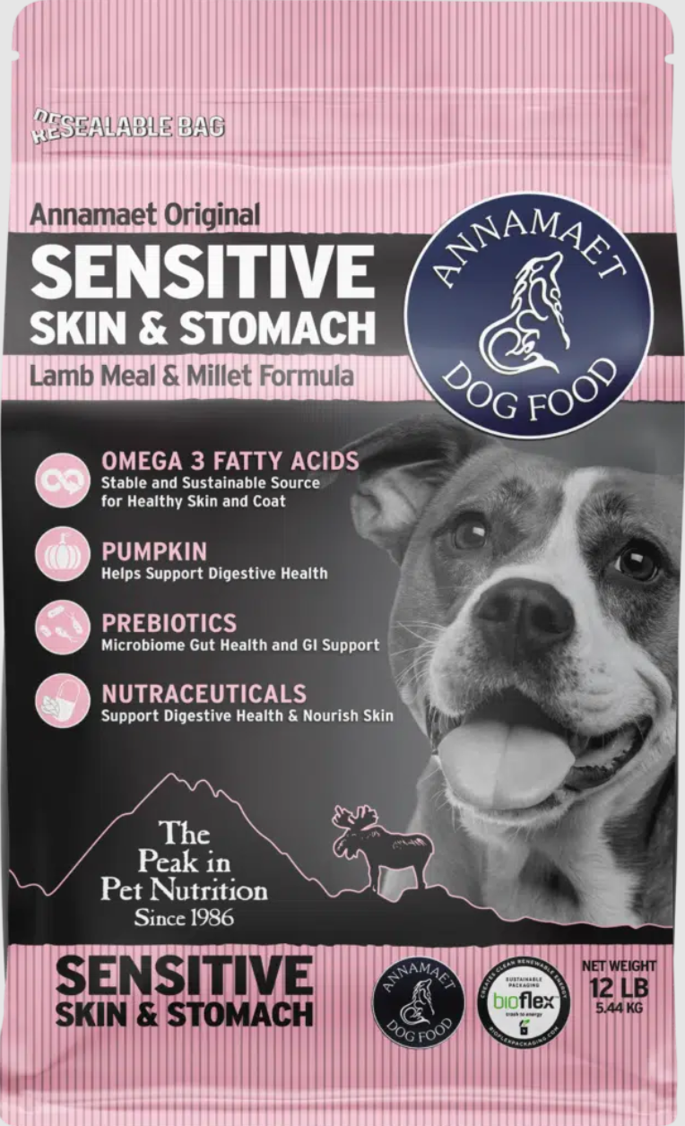 Annamaet Sensitive Skin & Stomach Formula Dry Dog Food