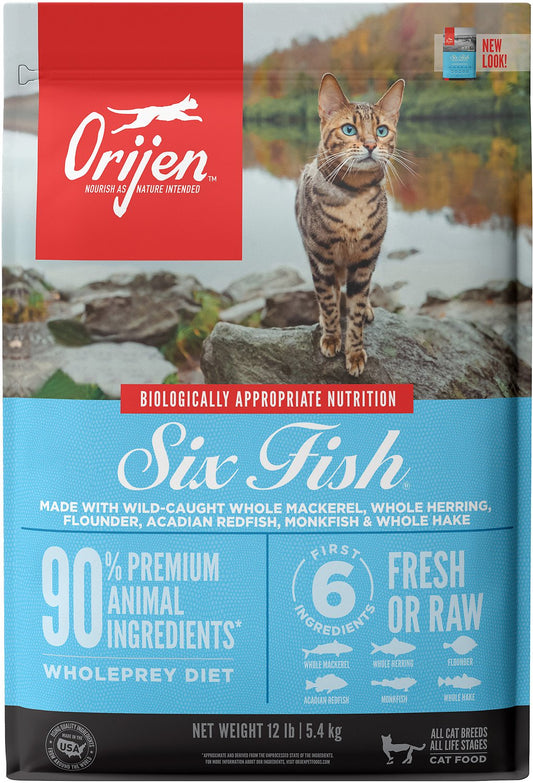 ORIJEN 6 Fish for Cat and Kitten Dry Formula