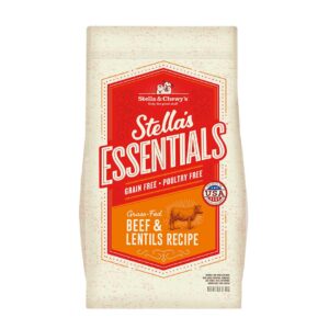 Stella & Chewy's Essentials Grass-Fed Beef & Lentils Recipe Dog Kibble