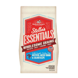Stella & Chewy's Essentials Wild-Caught Whitefish, Ancient Grains & Salmon Recipe Dog Kibble