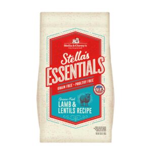 Stella & Chewy's Essentials Grass-Fed Lamb & Lentils Recipe Dog Kibble
