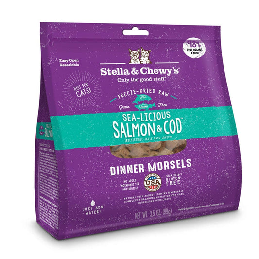 Stella & Chewy's Freeze-Dried Sea-Licious Salmon and Cod Cat Dinner