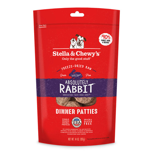 Stella & Chewy's Freeze-Dried Absolutely Rabbit Dinner for Dogs