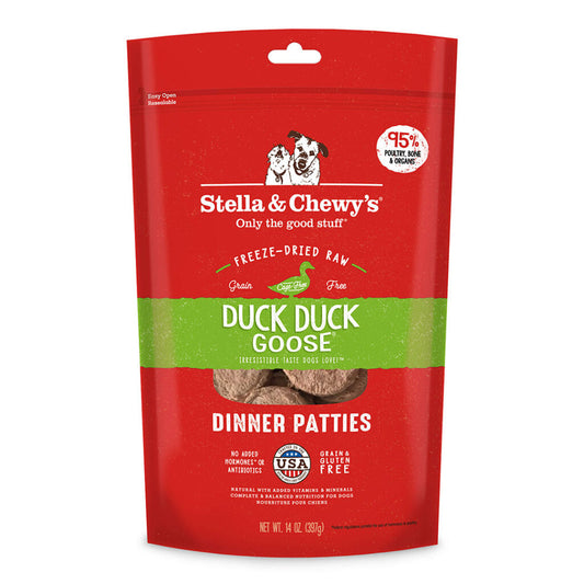 Stella & Chewy's Freeze-Dried Duck Duck Goose Dinner for Dogs