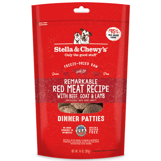 Stella & Chewy's Freeze-Dried Remarkable Red Meat Dinner Patties for Dogs