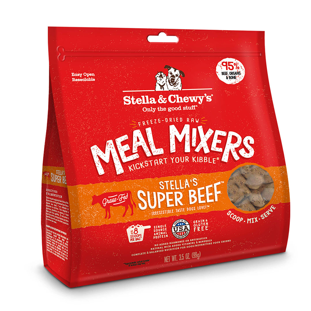 Stella & Chewy's Freeze-Dried Super Beef Meal Mixer for Dogs