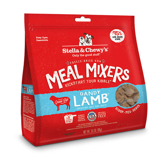 Stella & Chewy's Freeze-Dried Dandy Lamb Meal Mixer for Dogs