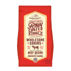 Stella & Chewy's Raw Coated Beef Recipe with Wholesome Grains Dog Kibble