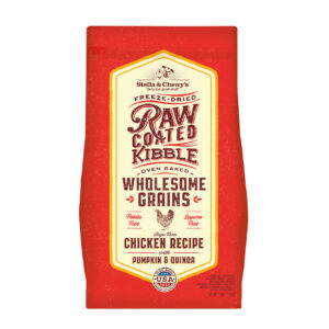 Stella & Chewy's Raw Coated Chicken Recipe with Wholesome Grains Dog Kibble