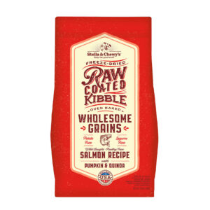 Stella & Chewy's Raw Coated Wild-Caught Salmon Recipe with Wholesome Grains Dry Dog Food