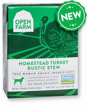 OPEN FARM Grain-Free Homestead Turkey Rustic Blend for Dogs