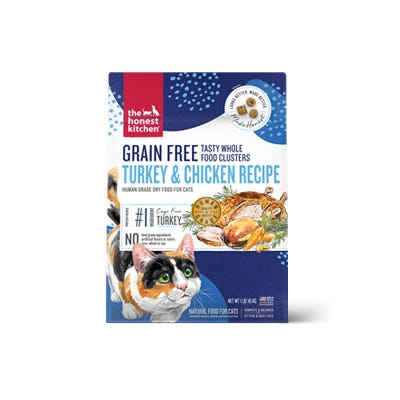 The Honest Kitchen Grain-Free Turkey & Chicken Whole Food Clusters for Cats