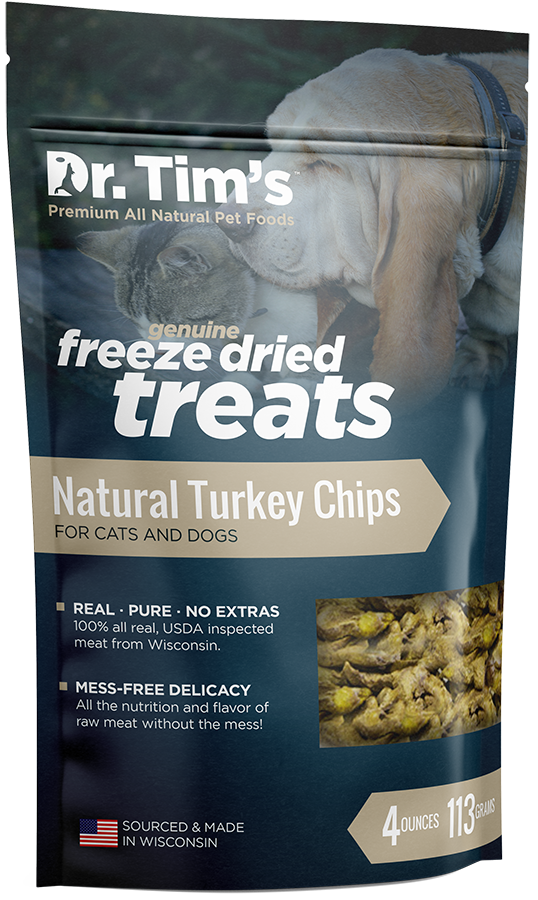 Dr. Tim's Natural Turkey Chips for Cats & Dogs