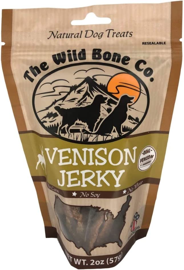 The Wild Bone Co. Natural Venison Jerky for Dogs